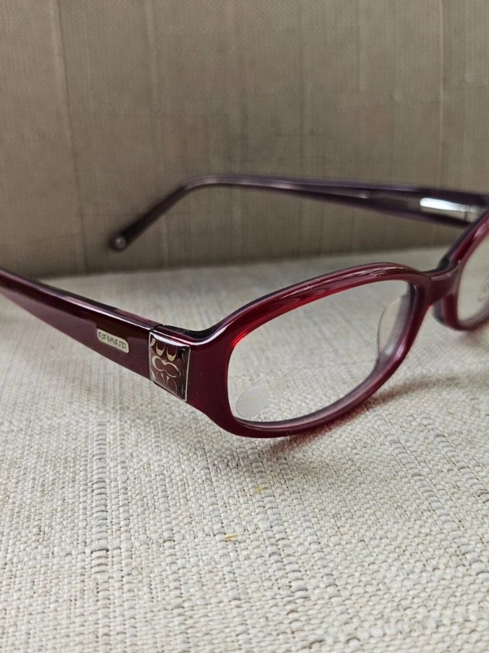New Coach Women Eyeglasses Frame Eyewear CRANBERRY 2015 JILL Glasses Frame only - Picture 3 of 12